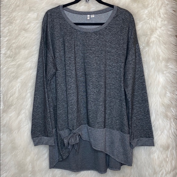 EST. 1946 Tops - C EST. 1946 LONG SLEEVE TIE FRONT SHIRT